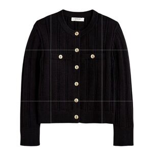 NEW CREWCUTS J. CREW Girls' pointelle-knit cardigan sweater Size XL / 12